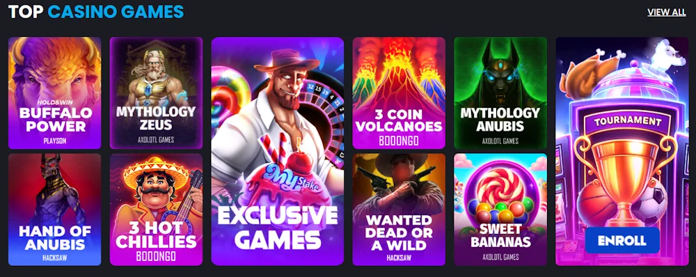 Hry MyStake Casino